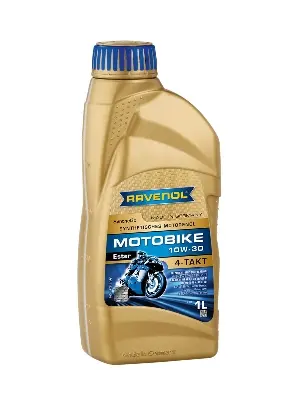 Picture of Ravenol 10W-30 Synthetic Engine Oil for Motorbike Made in Germany – 1 Litre
