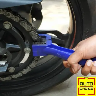 Picture of Chain Clean Brush for Motorbike/Bicycle [Blue/Red]