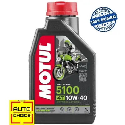 Picture of Motul 5100 10W 40 Semi-Synthetic Ester Quality Engine Oil – 1 Litre - Keep Your Engine Running Smooth - Easy To Use and Clean