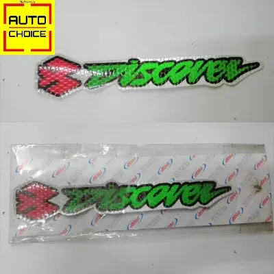Picture of Discover Motorbike Sticker Decal Vinyl Waterproof Outdoor Long-lasting Bike Decals for Gas Tank Helmet Luggage 3D Effect
