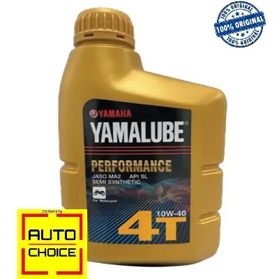 Picture of YAMALUBE 10W-40 Semi-Synthetic Engine Oil for Yamaha Motorcycles (Multicolor)