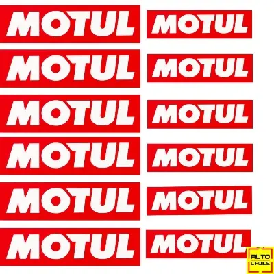 Picture of MOTUL LOGO STICKER FOR BIKES, CARS HELMETS, AND LAPTOPS - 12 pcs (Multicolor)