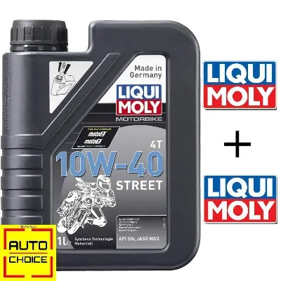 Picture of Liqui Moly 10W-40 Street Synthetic Technology Engine Oil - 1 Litre+Sticke