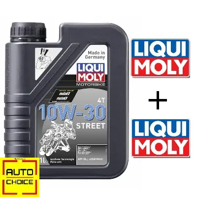 Picture of Liqui Moly 10W-30 Street Synthetic Technology Engine Oil - 1 Litre+Sticker