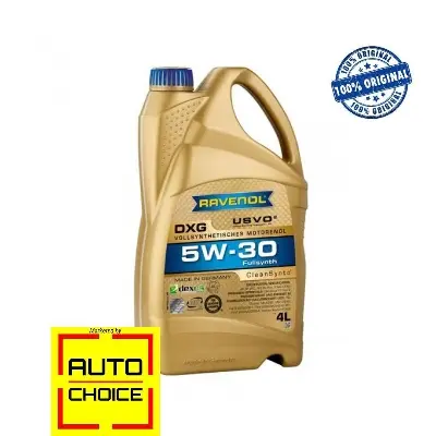 Picture of RAVENOL DXG SAE 5W-30 Full Synthetic Engine oil for Car - 4L