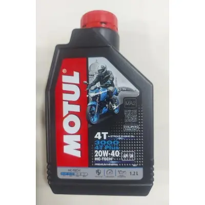 Picture of Motul 3000 4T Plus 20W40 Mineral Engine Oil 1.2 L