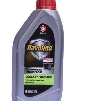 Picture of Havoline Xtended Life Inhibitor Premixed Antifreeze/Coolant-Green-1L (Green)