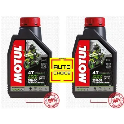 Picture of 3100 Gold Tecno-Synthetic Engine Oil -1L-2pc Combo
