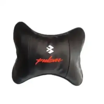 Picture of PVC Leather Bike Pillow - Bajaj pulser motorcycle pillow (Black)