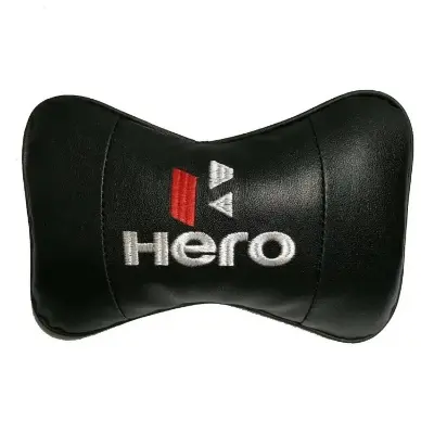Picture of PVC Leather Bike Pillow - Hero motorcycle pillow (Black)