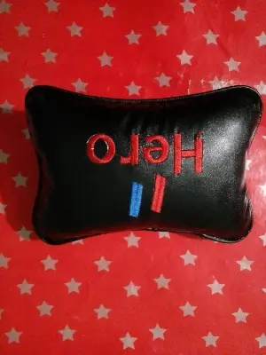 Picture of PVC Leather Bike Pillow - Hero motorcycle pillow-Premium Quality (Black)