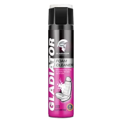 Picture of Gladiator Multi Purpose Foam Cleaner With Brush 650 ml, Car, Motorcycle, Household, Kitchen, Bathroom Cleaner Foam Spray