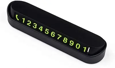Picture of Car Styling Temporary Parking Card Phone Number Card Plate