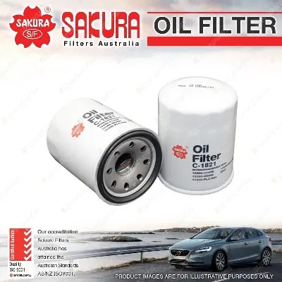 Picture of Sakura Oil Filter for Honda CIVIC 10th Gen ES ES9 EU FD FK FK Type R FN Type R (2000-2022)