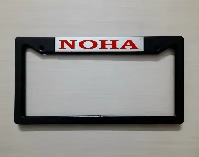 Picture of NOHA Car Number Plate Frame, Car License plate- (2PC/SET)