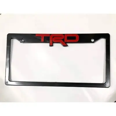 Picture of TRD Car Number Plate Frame, Car License plate- (2PC/SET)