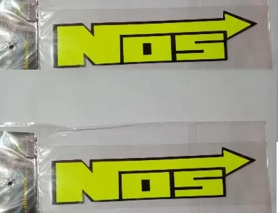 Picture of NOS Motorbike Sticker - Car Accessories-2pc Sticker (Multicolor)