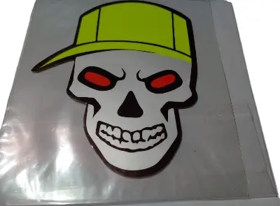 Picture of Motorbike Sticker - Car Accessories- Monster Head Sticker-2pc (Multicolor)