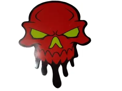 Picture of Motorbike Sticker - Car Accessories-Monster Sticker-2pc (Multicolor)