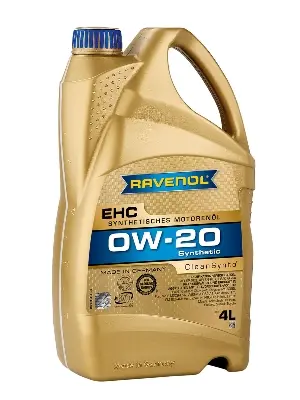 Picture of RAVENOL EHC SAE 0W-20 Synthetic Engine oil for Car -4L