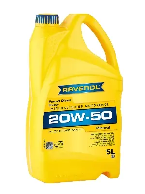 Picture of RAVENOL Formel Diesel Super SAE 20W-50 Mineral Engine oil For Truck-5L