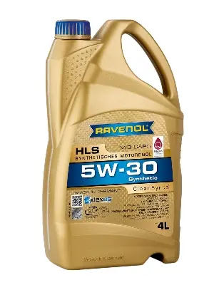 Picture of RAVENOL HLS SAE 5W-30 Synthetic Engine oil for Car-4L