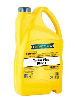 Picture of RAVENOL Turbo Plus SHPD SAE 20W-50 Mineral engine oil for Truck-5L