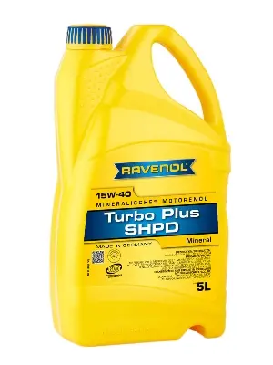 Picture of RAVENOL Turbo plus SHPD SAE 15W40 Mineral Engine oil for Truck-5L