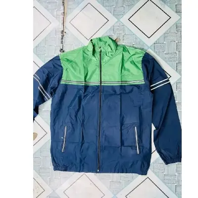Picture of Dust Coat or Windbreaker For Biker. Black & Blue or Red Black (Multicolor)