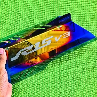 Picture of Motorcycle Silencer Metal Cover for Yamaha R15 V3 or MT 15