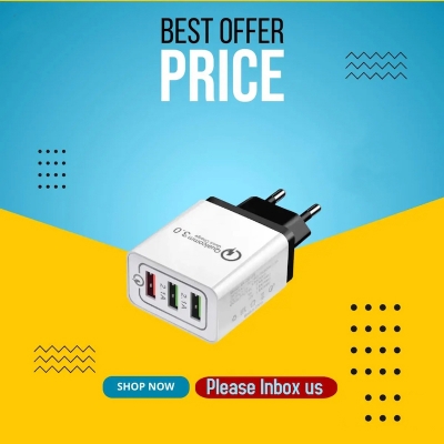 Picture of Super Fast 3.0 Charging Mobile Phone USB Charger