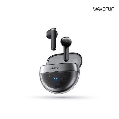 Picture of Wavefun T200 Wireless Transparent Box Earbuds - Black