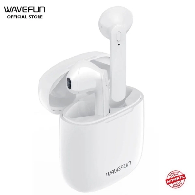 Picture of Wavefun V Super Bass Bluetooth Earbuds - White