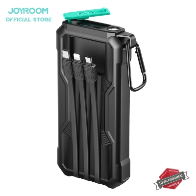 Picture of Joyroom JR-L016 Travelar Choice 2.4A Fast Charging 10000mAh Power Bank with 3 Cables & Troch Light