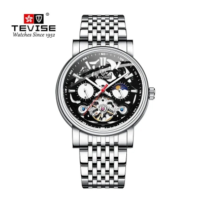 Picture of TEVISE T867 Luxury Branded Automatic Wrist Watches Stainless Steel Men Skeleton Watch