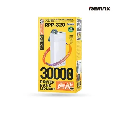 Picture of Remax RPP- 320 30000 mAh 20W+22.5W Super Fast Charging Powerbank  With Camping LED Light