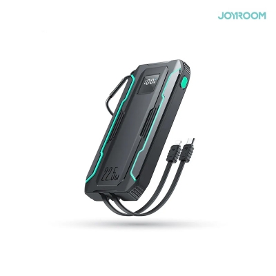 Picture of JOYROOM JR-L017 22.5W 10000mAh with Dual Cables Travel Friendly Power Bank - Black