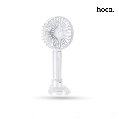 Picture of Hoco Portable Hand Carry Mini Handheld Fan - White