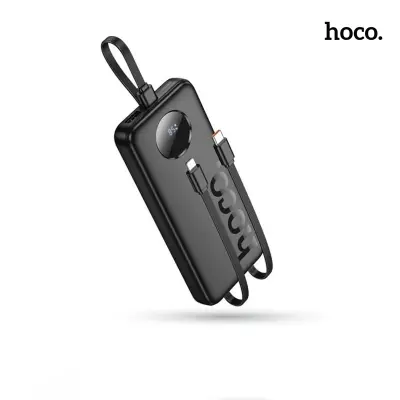 Picture of HOCO J132 22.5W+PD20W Fast Charging 10000mAh Power Bank with 3 Cables Portable Extra Battery with LED Digital Display