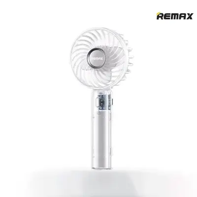 Picture of REMAX RS-SF01 Transparent Rechargable Handheld Fan - Clear
