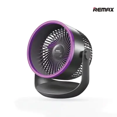 Picture of Remax Fonzyr Series F27 Circulation 1200mAh Rechargable Desktop Fan Portable 360 Rotation Base Desktop/wall-mounted/hook Fan