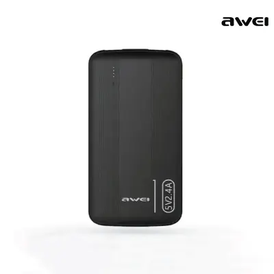 Picture of Awei P20K 2.4A Fast Charging Slim Looking 10000mAh PowerBank With Dual Output