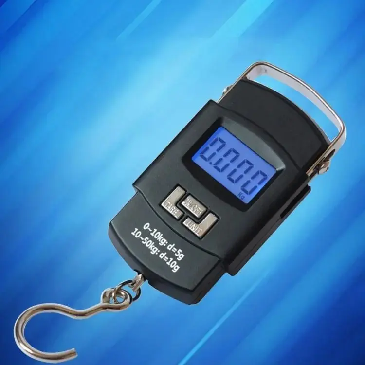 Picture of Portable Digital Weight Scale 50 Kg - Travel Friendly & Easy to Use | MNK SHOP - Deep Black