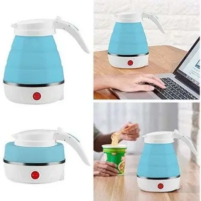 Picture of Foldable Silicone Electric Kettle Compact Leak Proof and Durable | MNK SHOP - White