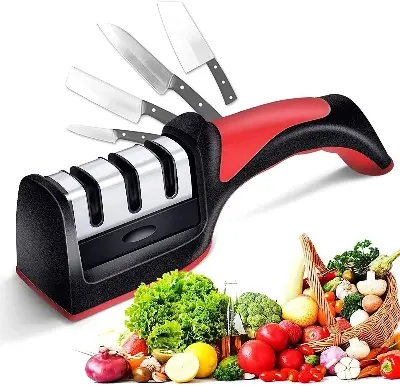 Picture of রান্নার ছুরি ধার করার হালকা ও নিরাপদ টুল | MNK SHOP - Red