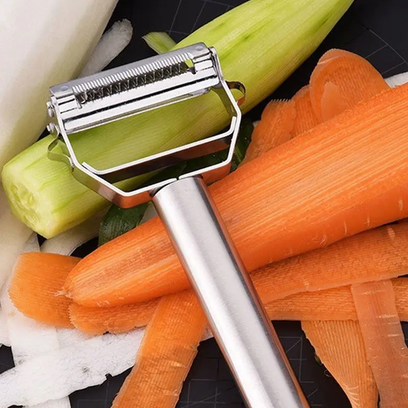 Picture of Julienne Peeler Sharp and Smooth Cutting Tool for Vegetables | MNK SHOP - Silver