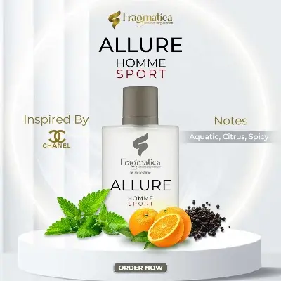 Picture of Fragmatica Allure Homme Sport premium perfume by Honestime Inspired by Chanel (15ml)