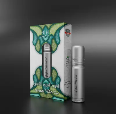 Picture of Arabian White Oud 6ML Premium Atar – Long-Lasting, Alcohol-Free Oriental Perfume Oil for Men & Womenrich blend of deep oud, smoky leather, warm amber, and exotic spices,long-lasting, alcohol-free perfume oil features a smooth and blend of soft oud 