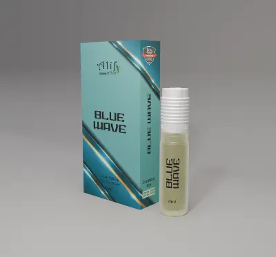 Picture of Blue Wave 8ML Premium Attar – Long-Lasting, Alcohol-Free Fresh Aquatic Perfume Oil for Men & Women 