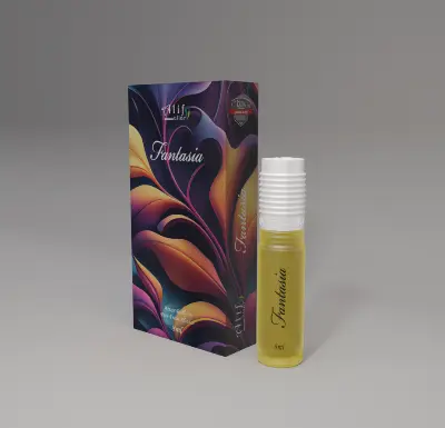 Picture of FANTASIA  8ML Fantasia  Premium Atar – Long-Lasting, Alcohol-Free Perfume Oil | Exotic & Luxurious Unisex Fragrance (CLEAR)